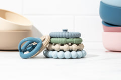 Premium Silicone Teethers Stacking Toy, Interactive and Fun Baby Stacking Toys, Teeth Soothing for 6-12 Month Teething Toys
