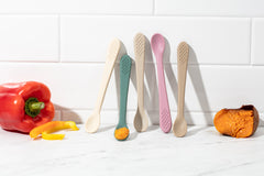 Baby Spoons - Infant Spoons First Stage - Silicone Baby Spoon For Self Feeding - First Stage Baby Feeding Spoon Set Gum Friendly - BPA Free