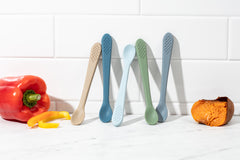 Baby Spoons - Infant Spoons First Stage - Silicone Baby Spoon For Self Feeding - First Stage Baby Feeding Spoon Set Gum Friendly - BPA Free