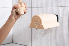 Bath Spout Cover & Baby Bath Rinse Cup Set- Soft Silicone Bathtub Faucet Safety Guard for Kids & Baby Bath Rinse Cup, 100% Food Grade Silicone