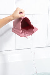 Bath Spout Cover & Baby Bath Rinse Cup Set- Soft Silicone Bathtub Faucet Safety Guard for Kids & Baby Bath Rinse Cup, 100% Food Grade Silicone