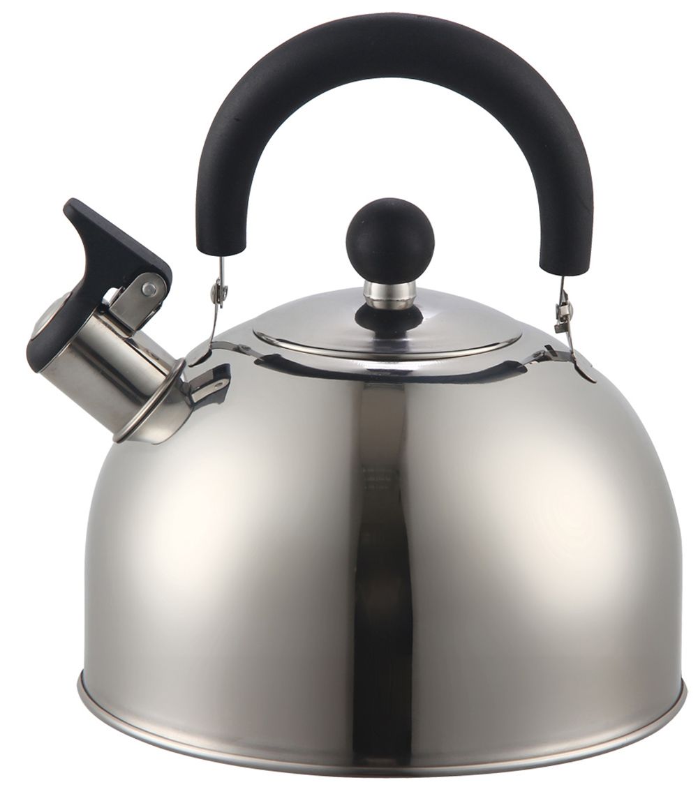 2.5 Qt Stainless Steel Whistling Tea Kettle - Silver