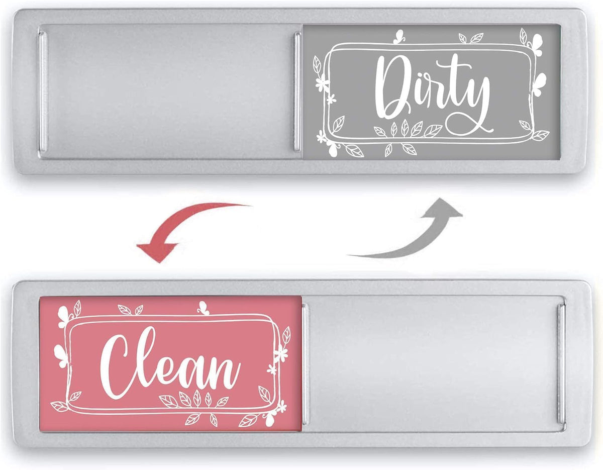 Stylish Dishwasher Magnet Clean Dirty Sign – Easy-to-Read, Strong Magnetic Indicator for Kitchen Decor, Durable Dirty Clean Magnet