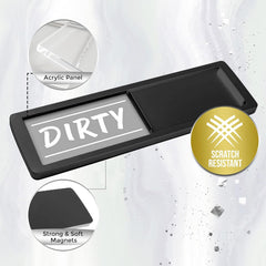 Classic Clean Dirty Magnet for Dishwasher, Strong Dishwasher Magnet Clean Dirty Sign, Dirty Clean Dishwasher Magnet - Stylish Home Decor Kitchen Sign Magnets - Dishwasher Clean Dirty Sign
