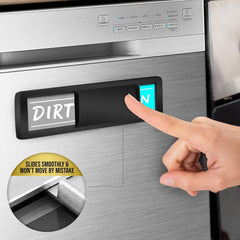 Classic Clean Dirty Magnet for Dishwasher, Strong Dishwasher Magnet Clean Dirty Sign, Dirty Clean Dishwasher Magnet - Stylish Home Decor Kitchen Sign Magnets - Dishwasher Clean Dirty Sign