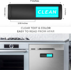 Classic Clean Dirty Magnet for Dishwasher, Strong Dishwasher Magnet Clean Dirty Sign, Dirty Clean Dishwasher Magnet - Stylish Home Decor Kitchen Sign Magnets - Dishwasher Clean Dirty Sign