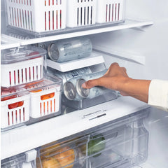 OU Soda Can Organizer for Refrigerator, Clear Rolling Can Dispenser for Fridge / Pantry, Soda Can Rack Kitchen Organizers, BPA Free