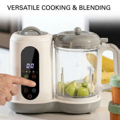 Baby Food Maker and Steamer, Baby Blender, Baby Food Processor - Compact Baby Food Steamer and Blender for Healthy Homemade Meals