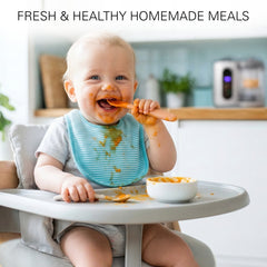 Baby Food Maker and Steamer, Baby Blender, Baby Food Processor - Compact Baby Food Steamer and Blender for Healthy Homemade Meals
