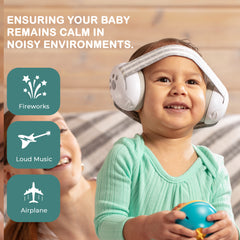 Baby Earmuffs for Noise Cancelling, Super Lightweight Ultra Soft to Prevent Irritation Baby Ear Protection, Headphones for Babies with Travel Bag