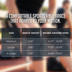 Compression Knee Brace for Women & Men - 2 Pack Knee Support Sleeves for Running, Arthritis, ACL, and Meniscus Tear Relief – Flexible and Breathable Sports Knee Braces