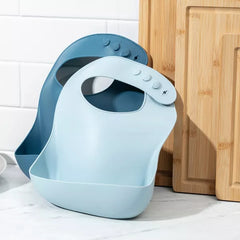 Silicone Baby Fruit Feeders and Baby Bibs Set - First Stage Baby Must-Haves, Gum-Friendly, BPA-Free, Easy to Clean Feeding Accessories for Infants