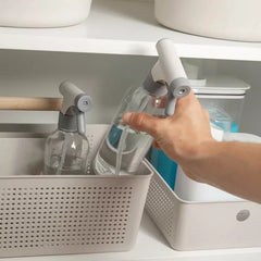 OU Reusable Cleaning Spray Bottle - 16 oz, Adjustable Nozzle & Safety Lock, Multipurpose for Cleaning, Plant Care & Hair