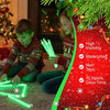 Christmas Glow Sticks, 6" Glow in the Dark Gift Toys & Party Favors for Kids, 12Hr Use Light Stick Toy, Christmas Holiday Gifts & Emergency Use, 25Pcs