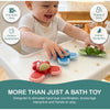 Cartoon Suction Cup Spinner Toys for Toddlers, 3PC Sensory Fidget Spinners, Spinning Top Bath Toys for Babies & Kids 1-3, Interactive, Engaging Baby Fidget Toys for Highchair & Travel