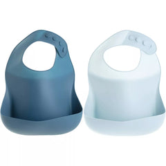 Baby Feeding Set, Silicone Bib, Bowl & Spoons for Self-Feeding First Stage Baby Essentials – Gum Friendly, BPA-Free, Easy to Clean & Safe for Babies