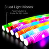 Christmas Light Up Pop Tube Toy 12 Pack, 25” Stretchy Glow in the Dark Pop Tube Sensory Fidget Gift Toys for Kids, Fun Christmas Gifts & Party Favors