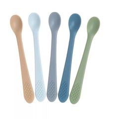 Baby Spoons - Infant Spoons First Stage - Silicone Baby Spoon For Self Feeding - First Stage Baby Feeding Spoon Set Gum Friendly - BPA Free