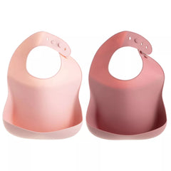 Baby Feeding Set, Silicone Bib, Bowl & Spoons for Self-Feeding First Stage Baby Essentials – Gum Friendly, BPA-Free, Easy to Clean & Safe for Babies