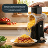 Rotary Cheese Grater with Handle, Manual Cheese Shredder Strong Suction Base. Kitchen Mandoline Vegetable Slicer. Grater for Fruit, Vegetables, Nuts