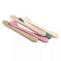 Baby Feeding Set, Silicone Bib, Bowl & Spoons for Self-Feeding First Stage Baby Essentials – Gum Friendly, BPA-Free, Easy to Clean & Safe for Babies