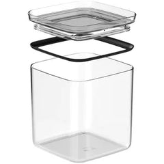 OU Airtight Food Storage Container 9.7 Cup, BPA Free, Clear Plastic Food Storage Container with Leak Proof Lid, Stackable Kitchen Organizer