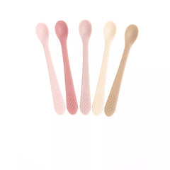 Baby Spoons - Infant Spoons First Stage - Silicone Baby Spoon For Self Feeding - First Stage Baby Feeding Spoon Set Gum Friendly - BPA Free