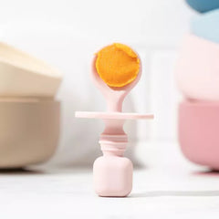 Baby Feeding Set - Fruit Feeders, Silicone Bibs & Baby Spoons for Self-Feeding- First Stage Baby Must-Haves, Gum-Friendly, BPA-Free, Easy to Clean