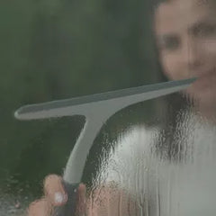 OU Multipurpose Silicone Squeegee for Windows, Shower & Glass – Lightweight Multipurpose Cleaner with Non-Slip Handle & Hanging Loop