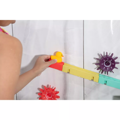 Interactive Bathtub Slide Set with Rubber Ducks and Ball – Toddler Bath Toys, Puzzle Slide Bath Toy for Kids, Fun Water Slide Bath Toy