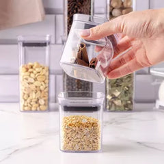 3 Tier Spice Rack Organizer with Airtight Spice Jars 5oz, 13 Piece Clear Spice Holder and Seasoning Organizer for Countertop, Cabinet, Kitchen, Pantry