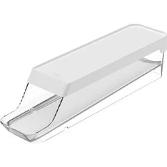 OU Egg Holder for Fridge, BPA Free Rolling Egg Organizer for Refrigerator Organization, Clear Stackable Container for Kitchen Organizers and Storage