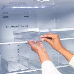 OU Egg Holder for Fridge, BPA Free Rolling Egg Organizer for Refrigerator Organization, Clear Stackable Container for Kitchen Organizers and Storage