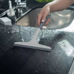 OU Multipurpose Silicone Squeegee for Windows, Shower & Glass – Lightweight Multipurpose Cleaner with Non-Slip Handle & Hanging Loop