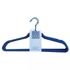 10-Pack Non-Slip Velvet Hangers – Slim Flocked Hangers for Shirts & Coats , Space-Saving and Elegant Closet Organizers