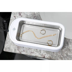 Portable Ultrasonic Jewelry Cleaner, Deep-Cleaning Machine for Eyeglasses, Watches, Dentures, Rings, Blades & More, Lightweight and Durable