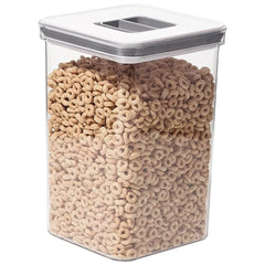 4.1 Qt Airtight Food Storage Container, with Locking Mechanism, Stackable Pantry Organizer