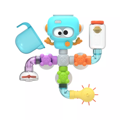 Build & Splash Bath Pipe Toys – Fun DIY Water Construction Set with Valves & Tubing, STEM Learning Sensory Wall Bath Toys for Toddlers & Kids