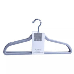 10-Pack Non-Slip Velvet Hangers – Slim Flocked Hangers for Shirts & Coats , Space-Saving and Elegant Closet Organizers