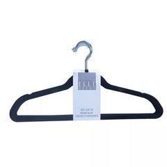 10-Pack Non-Slip Velvet Hangers – Slim Flocked Hangers for Shirts & Coats , Space-Saving and Elegant Closet Organizers