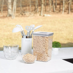 4.1 Qt Airtight Food Storage Container, with Locking Mechanism, Stackable Pantry Organizer