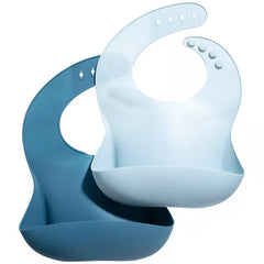 Silicone Baby Fruit Feeders and Baby Bibs Set - First Stage Baby Must-Haves, Gum-Friendly, BPA-Free, Easy to Clean Feeding Accessories for Infants