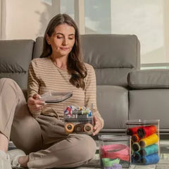 OU Airtight Food Storage Container 4.2 Cup, BPA Free, Clear Plastic Food Storage Container with Leak Proof Lid, Stackable Kitchen Organizer