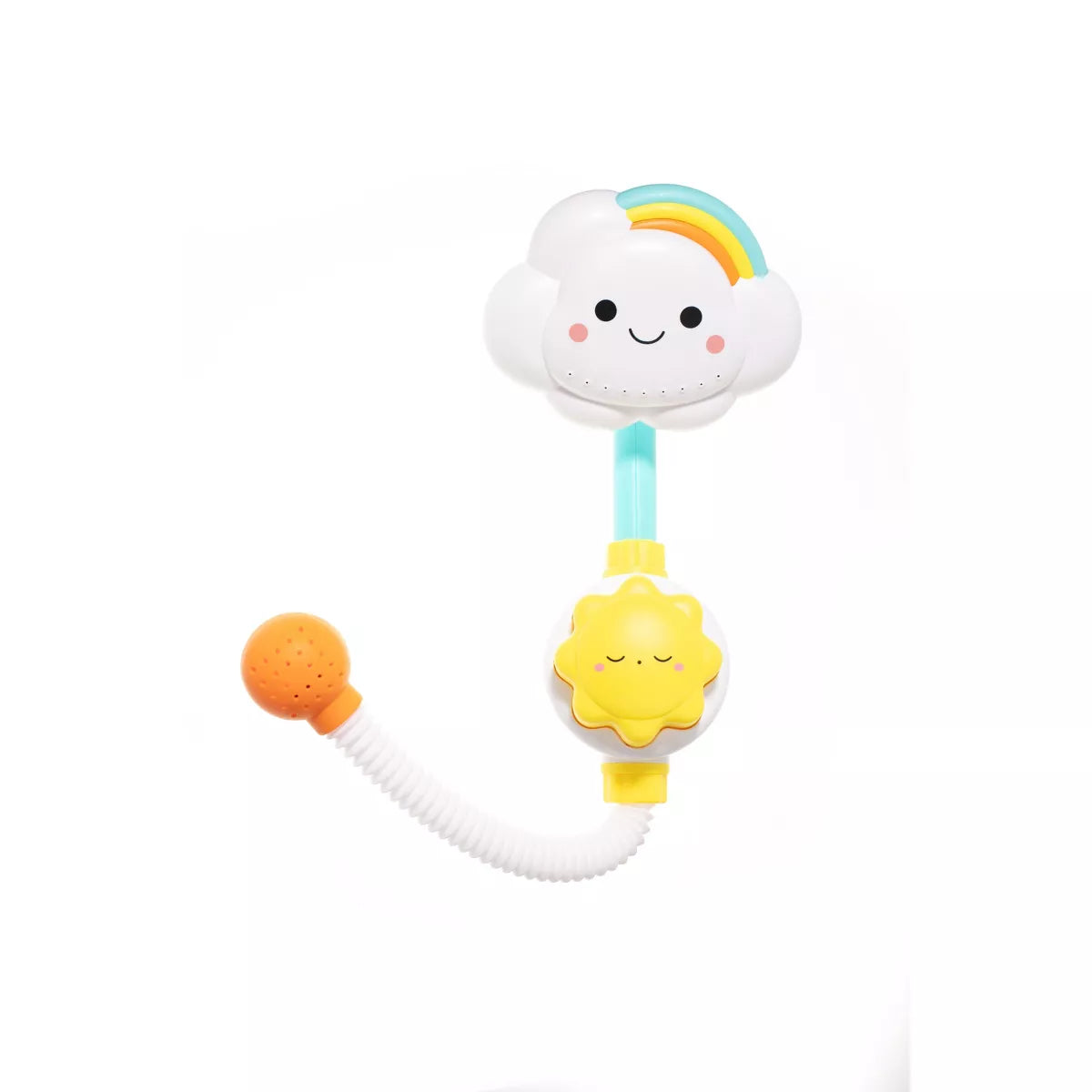 Baby Bath Toy Shower Head, Manual Bathtub Shower Sprayer for Toddlers, Interactive Cloud Design Baby Bath Toy