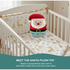Christmas Santa Claus Plush Toy Soft Stuffed Animal, 10" Cute Holiday Plushie Gift for Kids, Babies, Perfect Christmas Holiday Gifts Plush Toys