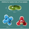 Cartoon Suction Cup Spinner Toys for Toddlers, 3PC Sensory Fidget Spinners, Spinning Top Bath Toys for Babies & Kids 1-3, Interactive, Engaging Baby Fidget Toys for Highchair & Travel