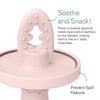 Baby Popsicle Mold, Baby Teething Popsicle Mold Silicone, 6-Cavity Infant & Toddler Ice Pop Molds, Baby Popsicle Teether, BPA-Free, Dishwasher Safe