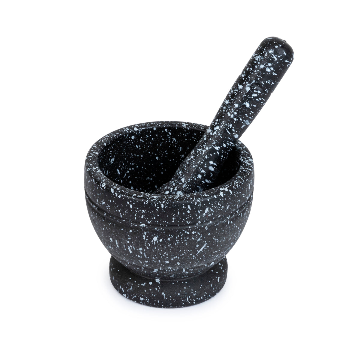 Classic Granite Mortar & Pestle Set – Durable Grinding Bowl for Fresh Spices, Herbs, and Seeds
