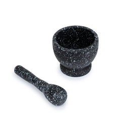 Classic Granite Mortar & Pestle Set – Durable Grinding Bowl for Fresh Spices, Herbs, and Seeds