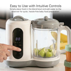 Baby Food Maker and Steamer, Baby Blender, Baby Food Processor - Compact Baby Food Steamer and Blender for Healthy Homemade Meals